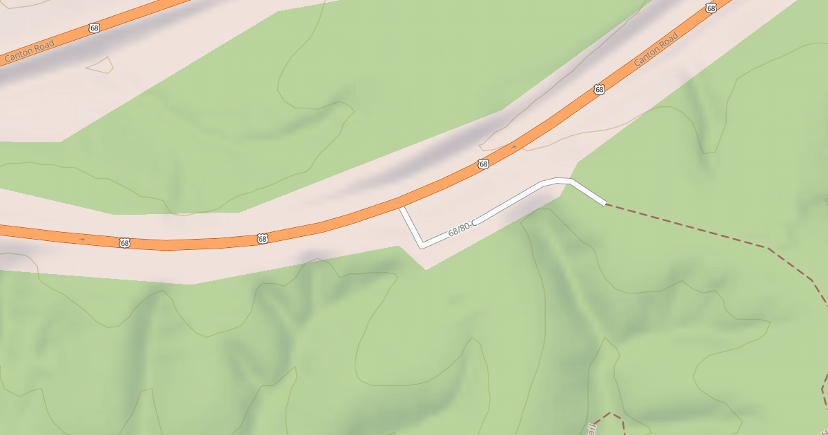 Map preview of MEREDITH TRAILHEAD RD