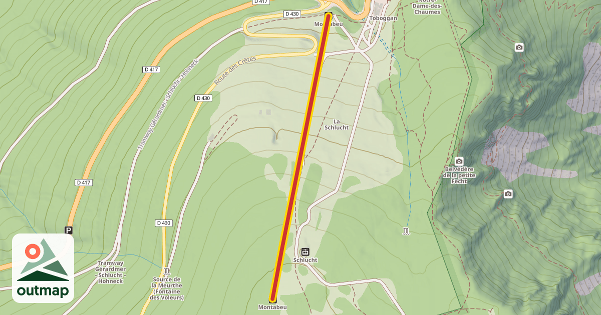 Map of Montabeu