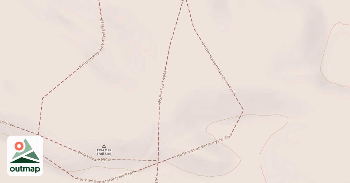 Map of Holton Motorcycle Trail
