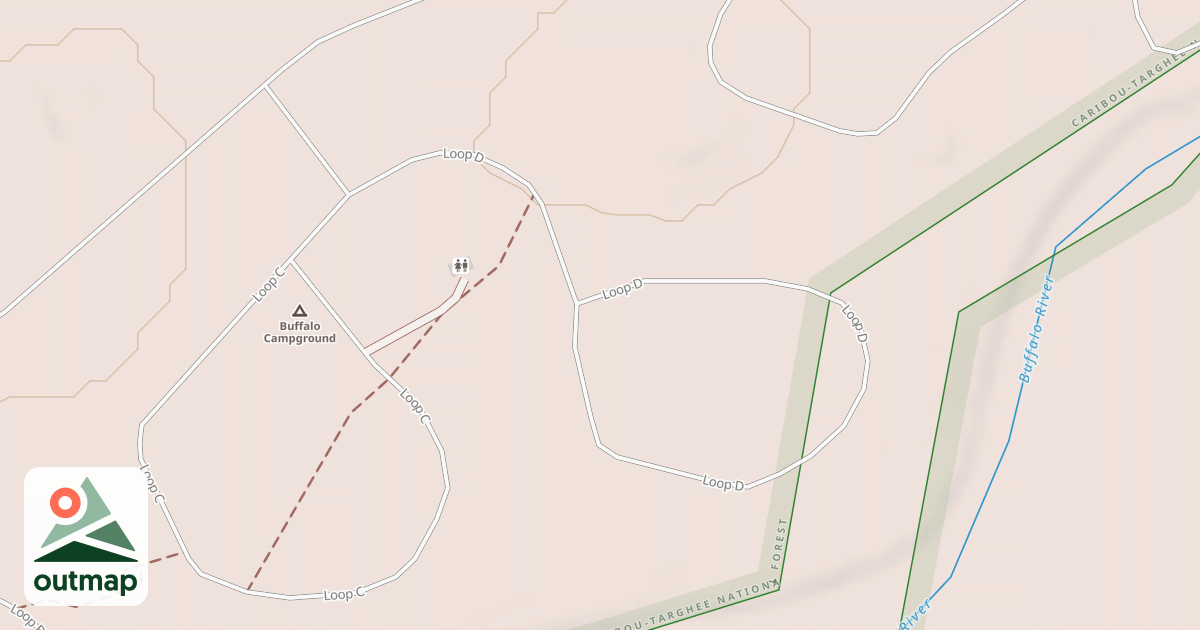 Map of BUFFALO CG LOOP D