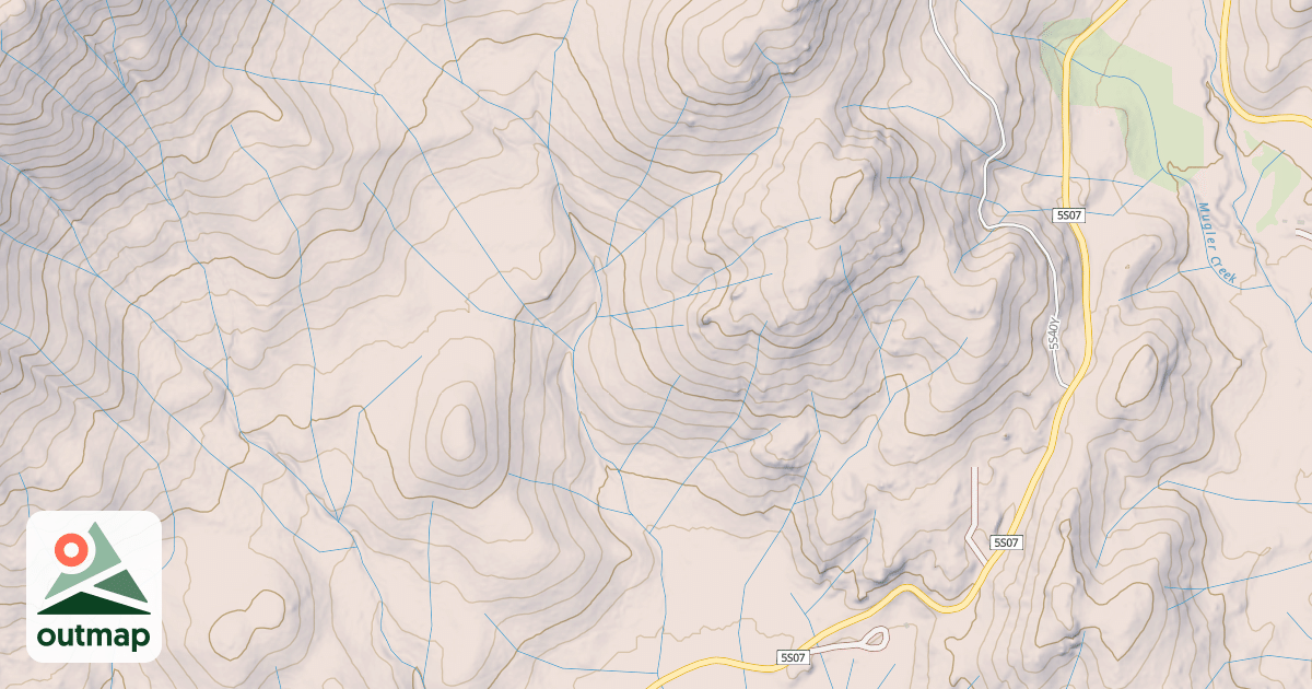 Map of BEASORE K SPUR