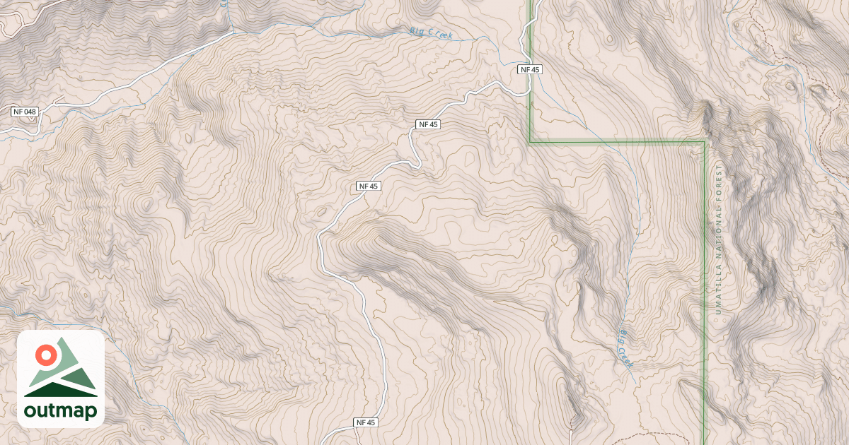 Map of JUMP-OFF JOE MRS