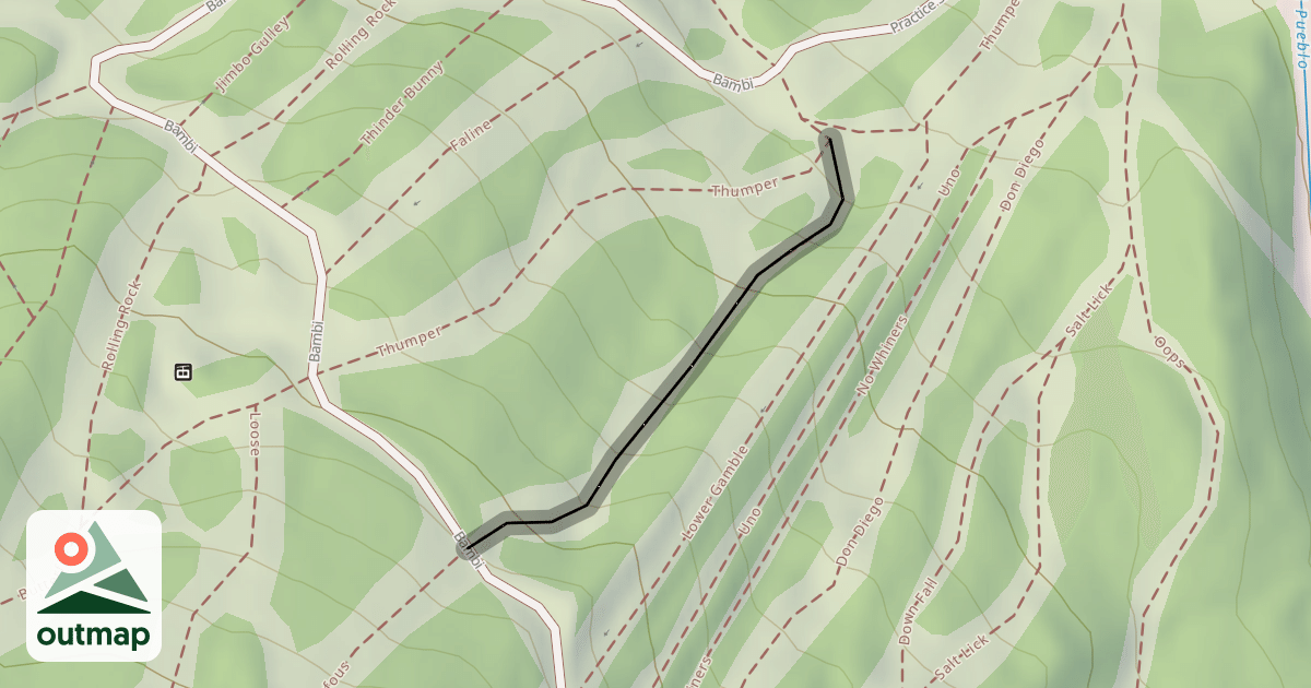 Map of Paul's Folly