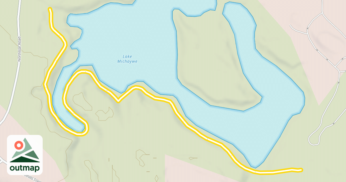 Map of South Lake Trail