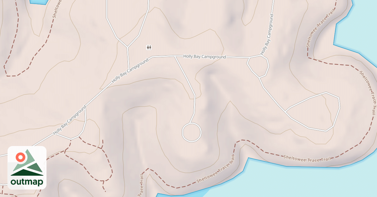 Map of HOLLY BAY
