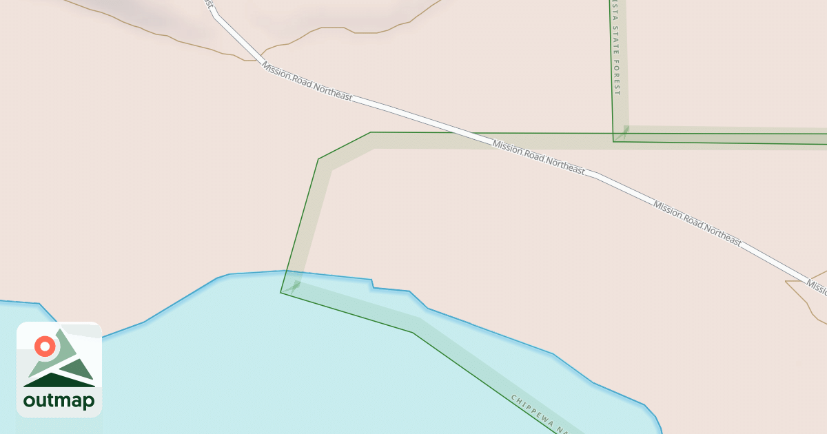 Map of BIG LAKE ACCESS NORTHEAST