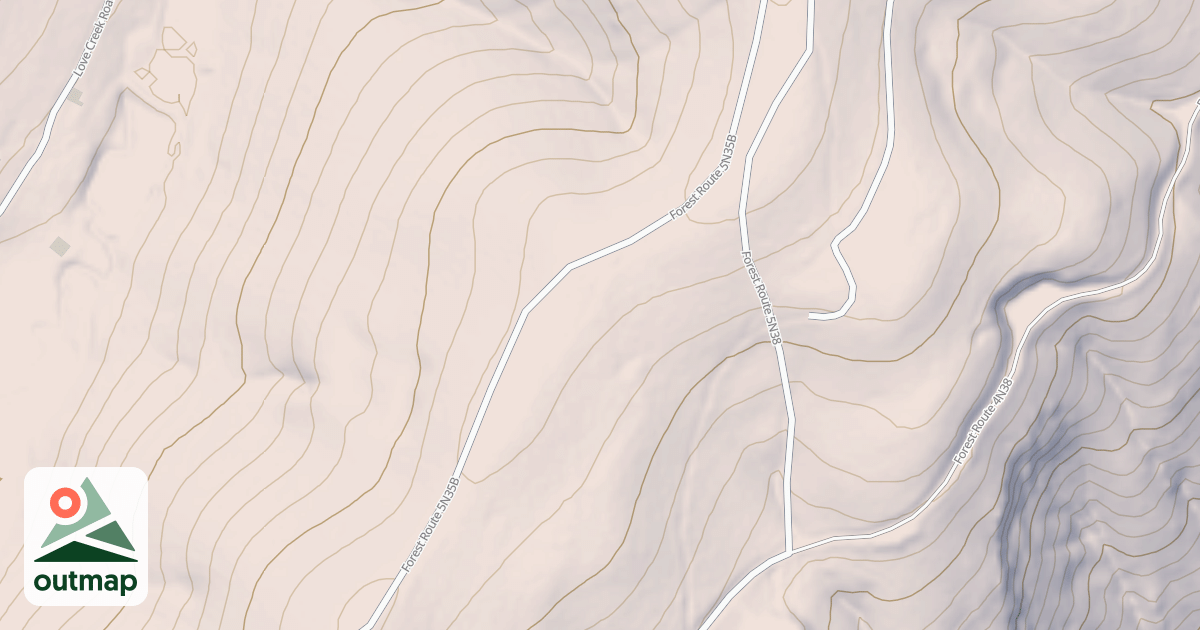 Map of USFS National Forest System Roads {F7B9A625-3C40-4FEC-87FD-BF27EB4E8889}