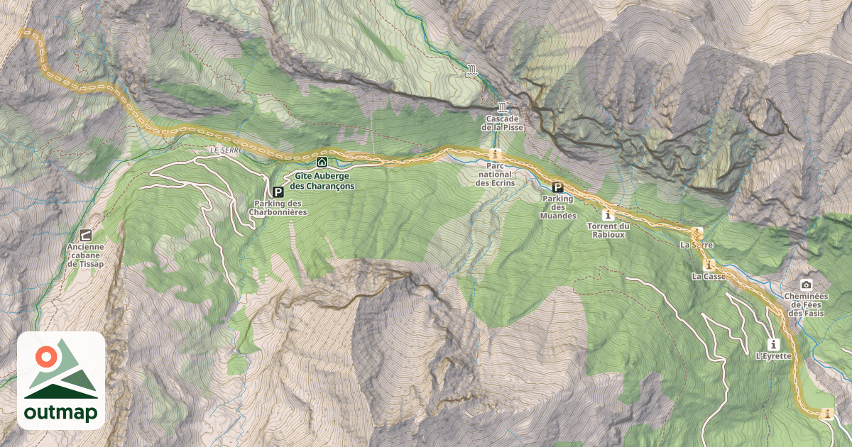 Map of Croix de Lorraine — Sainte-Croix