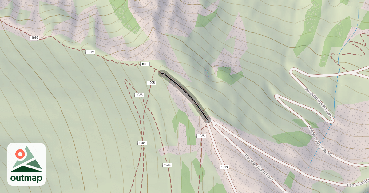 Map of Cirque Trail