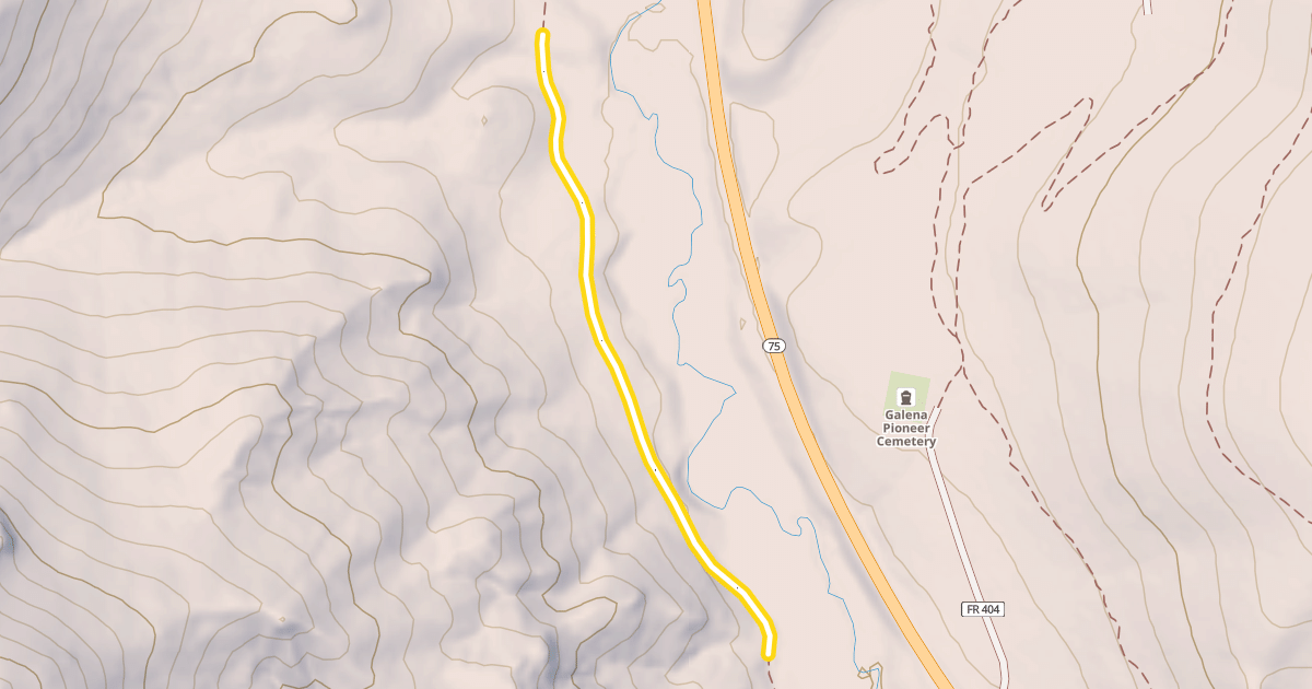 Map preview of Harriman Trail