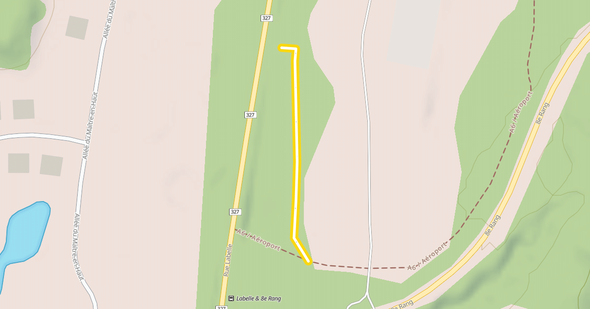 Map preview of Aéroport (A6)