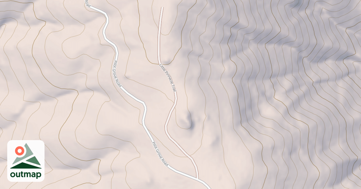 Map of LITTLE PINNACLE