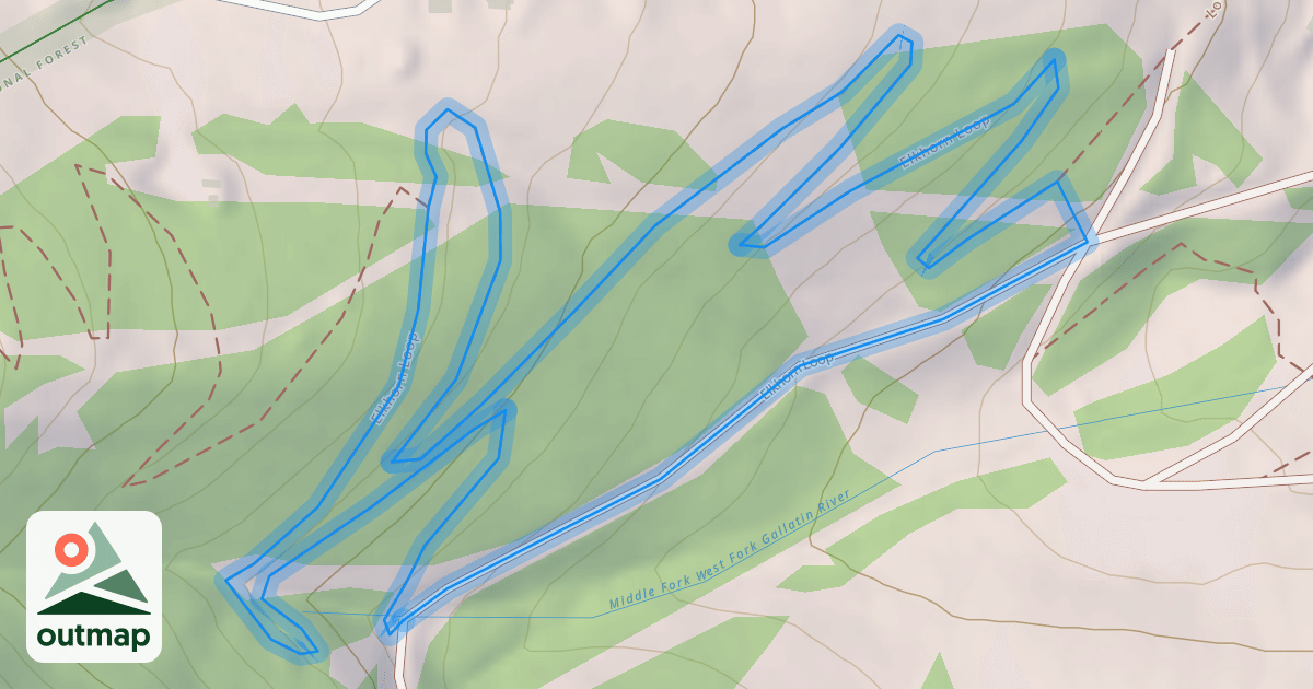 Map of Elkhorn Loop
