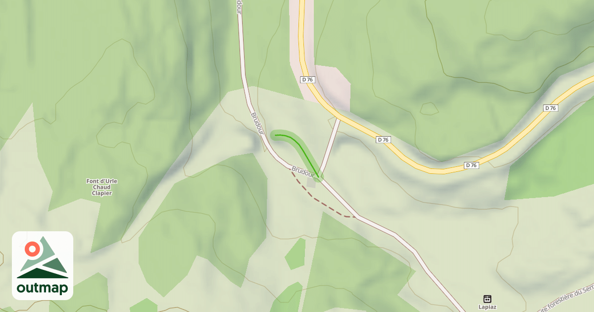 Map of Dolomie