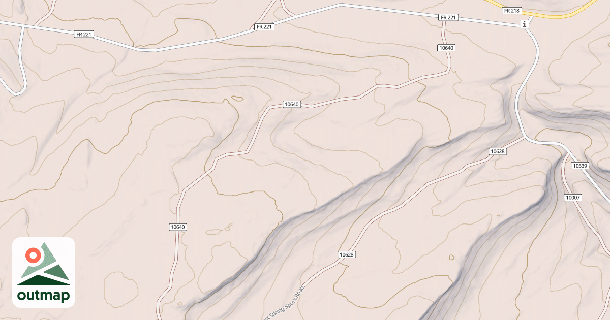Map of GUZZLER RIDGE