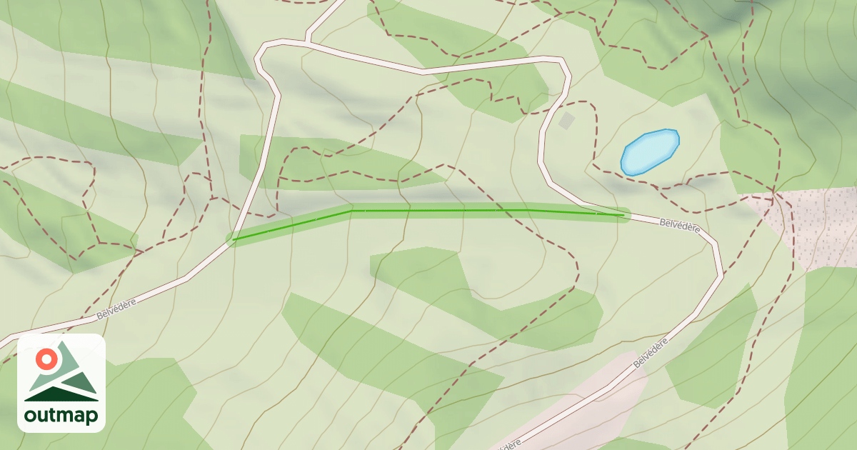 Map of Belvédère