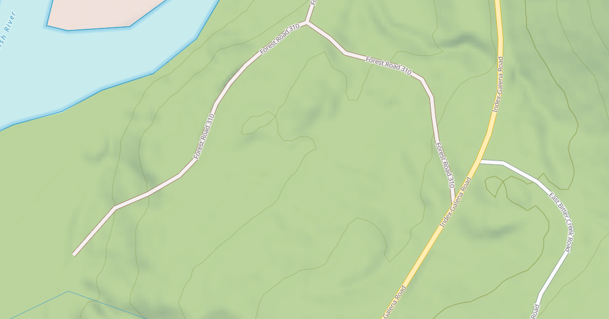 Map preview of USFS National Forest System Roads {236C0F74-406A-4DE0-A7FD-6F7A615057F3}
