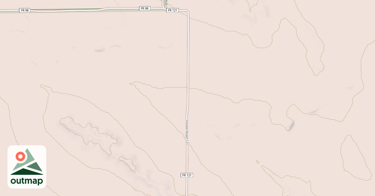 Map of ROAD 121