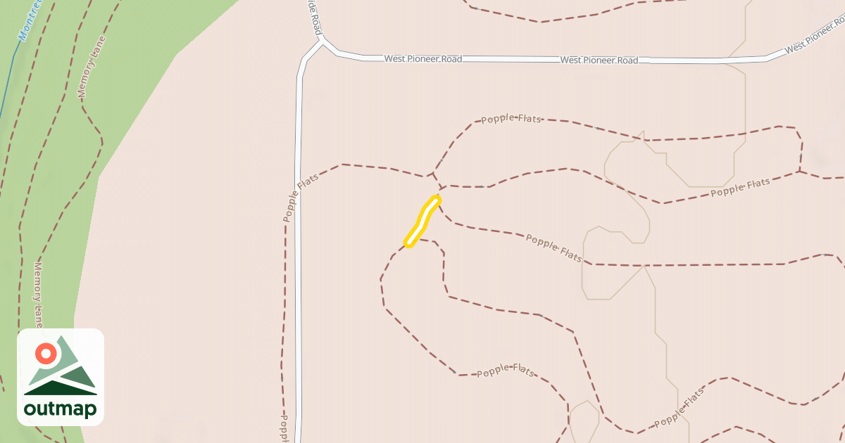 Map of Popple Flats