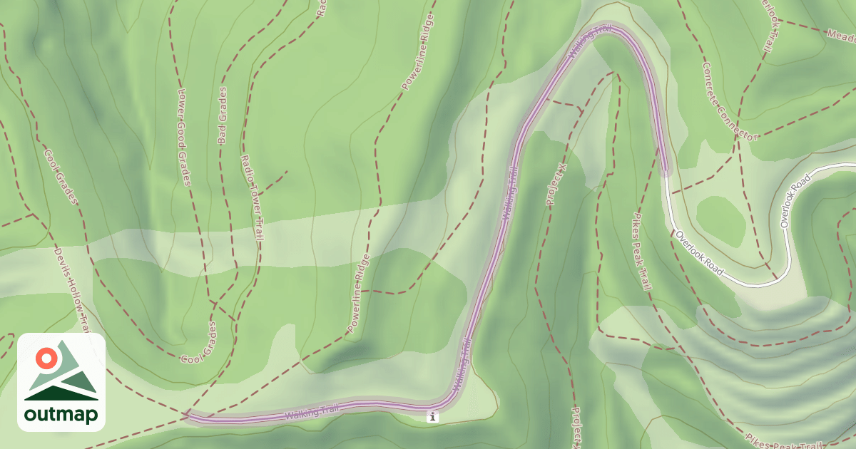 Map of Walking Trail