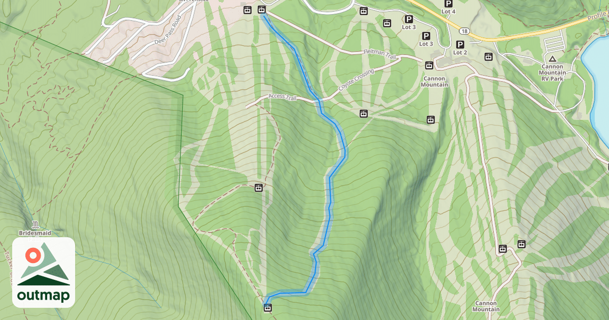 Map of Baron's Run