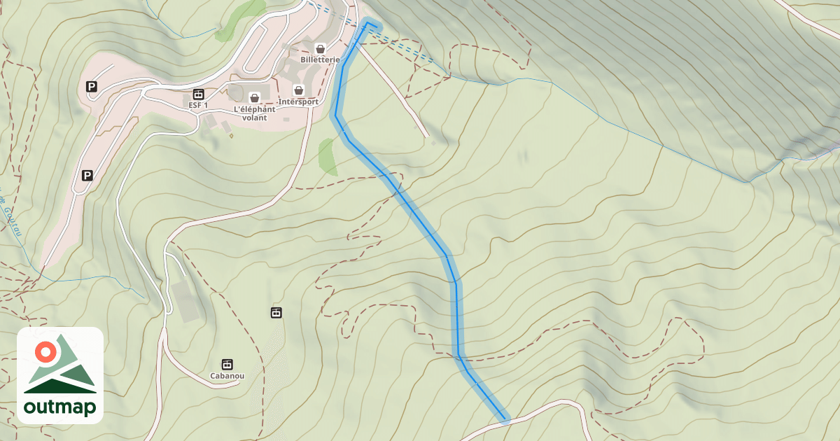 Map of Stade de Slalom