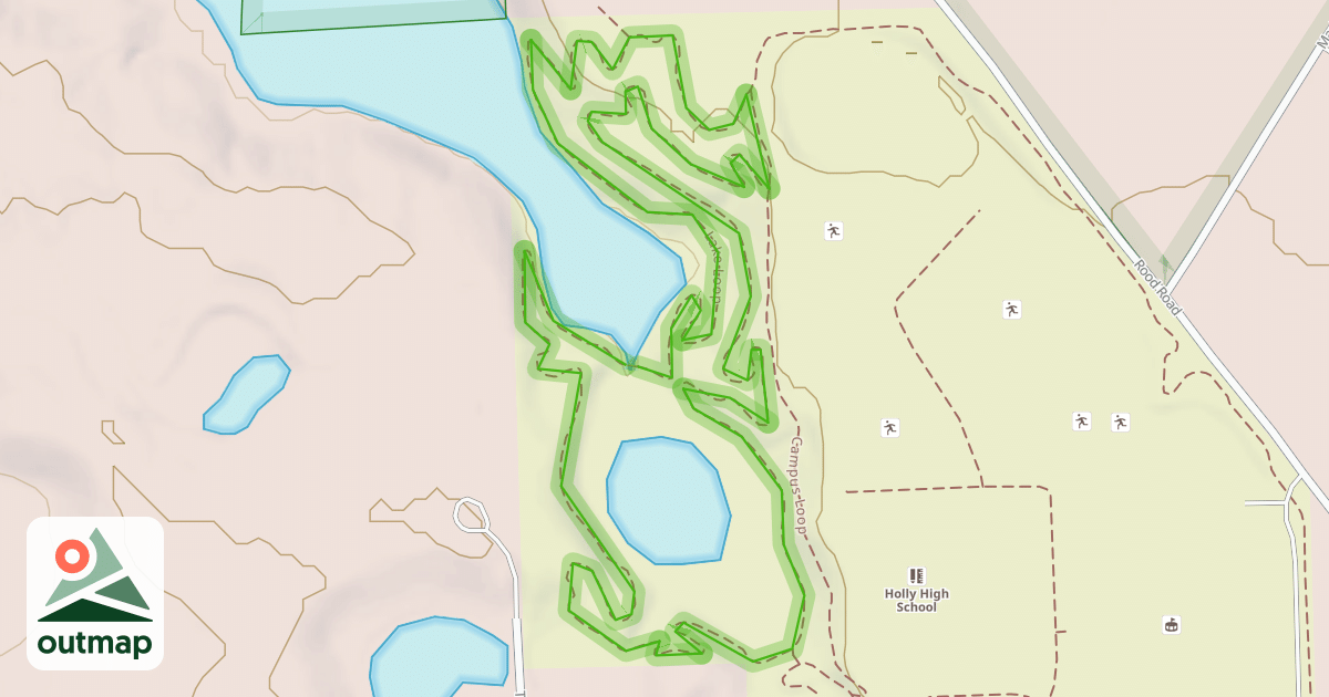 Map of Lake Loop