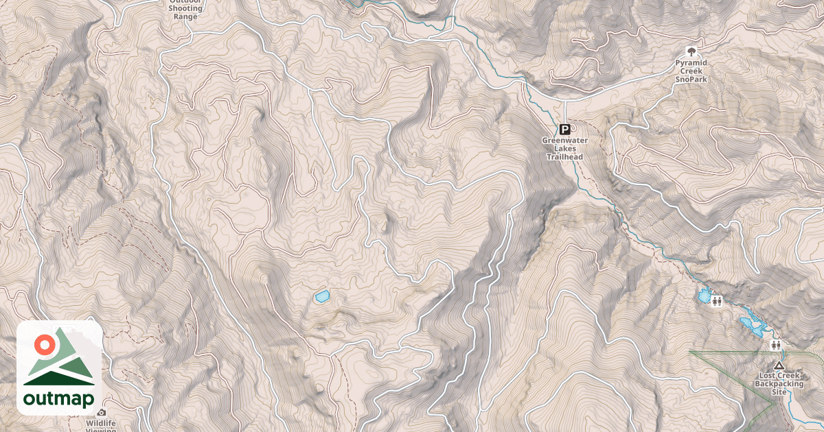Map of ECHO LAKE