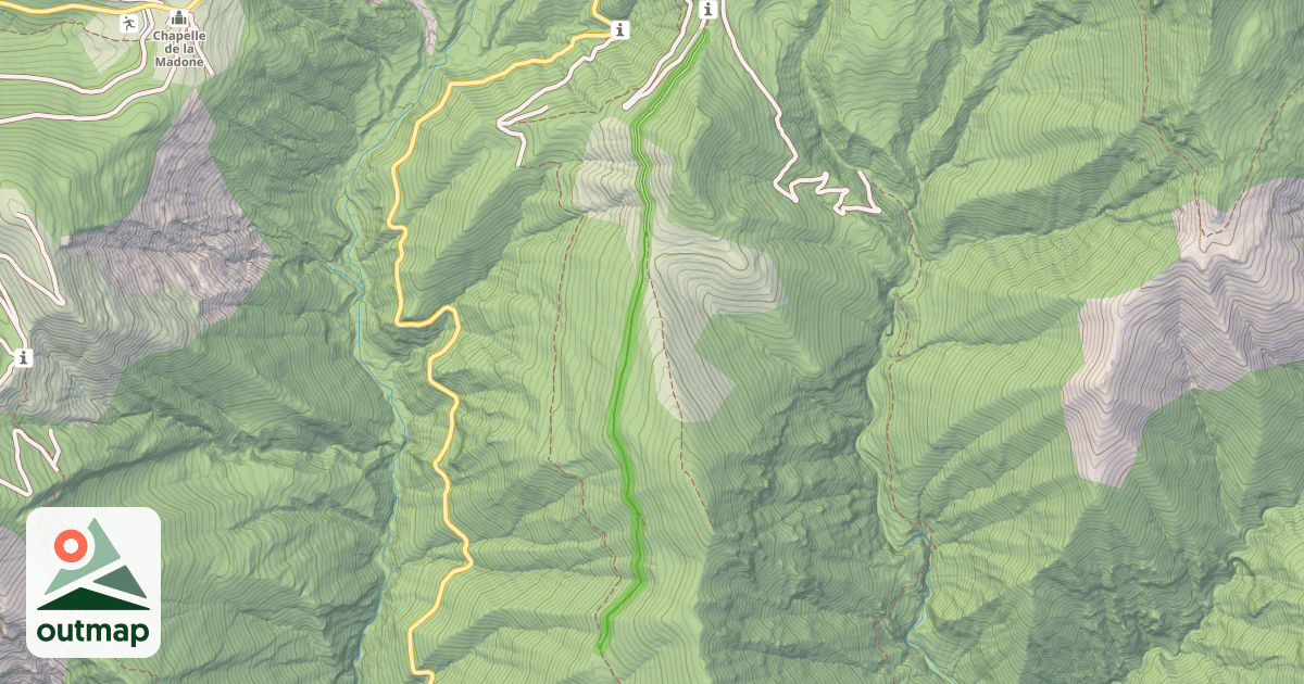 Map of Chemin de la Madeleine