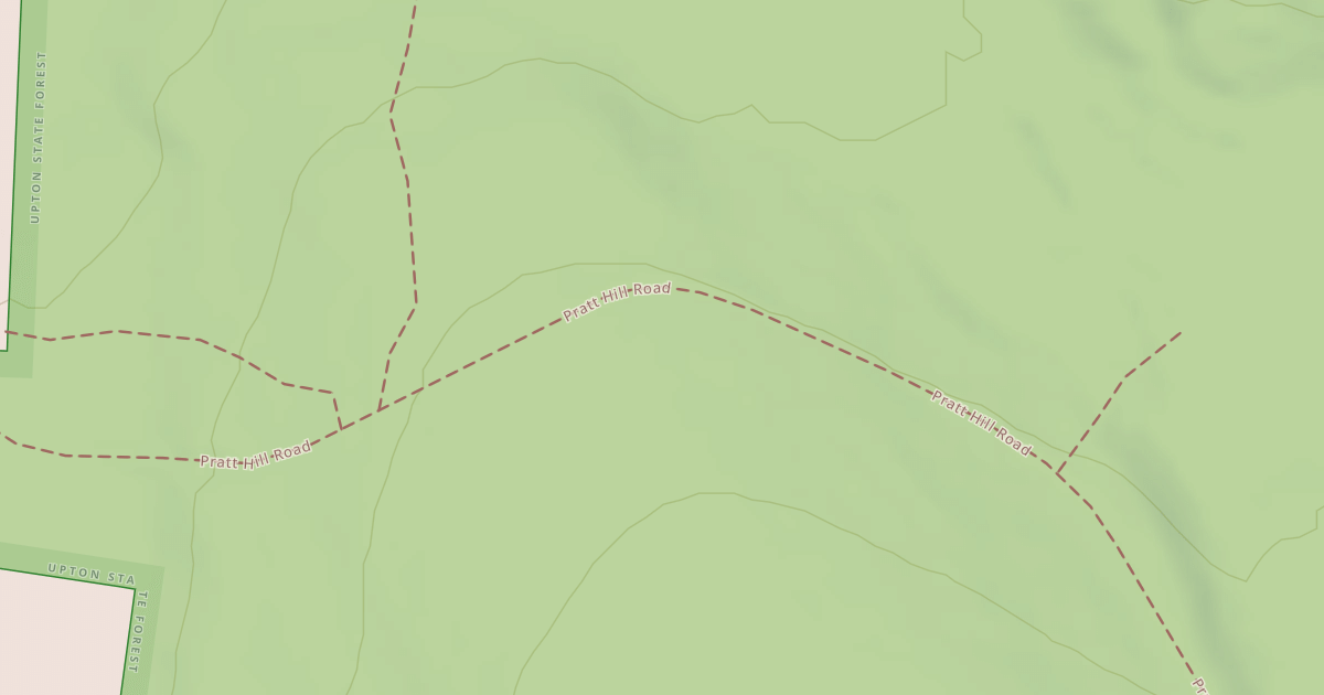 Map preview of Pratt Hill Road