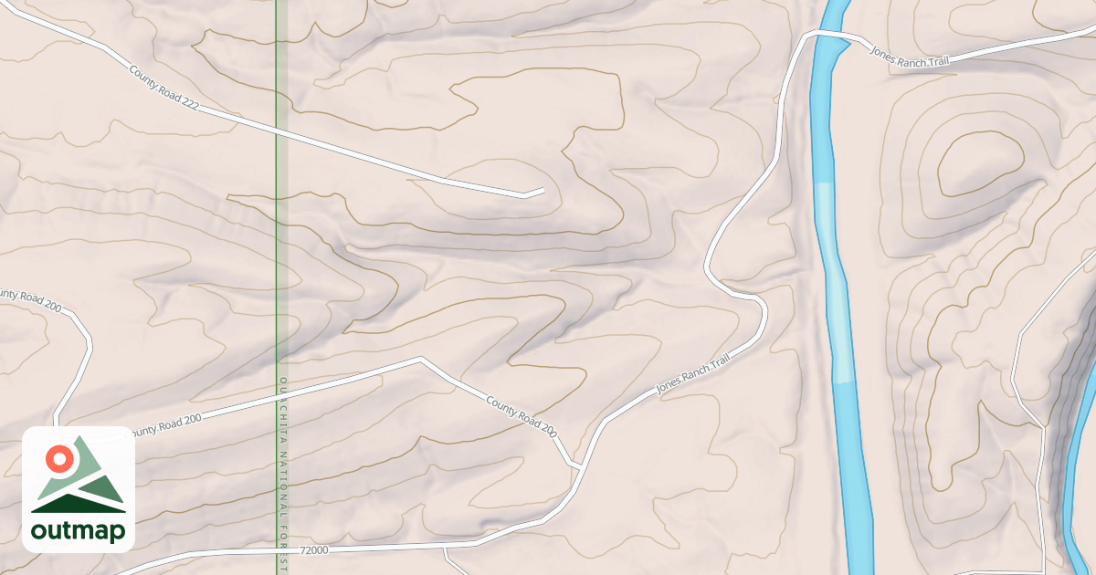 Map of USFS Motor Vehicle Use Map Roads {1325112F-A0C3-4677-922B-5541E855457C}
