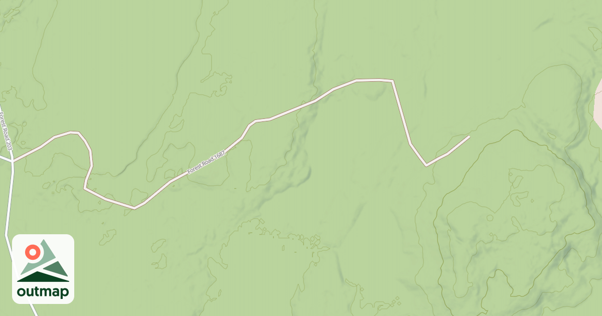 Map of FR 1687