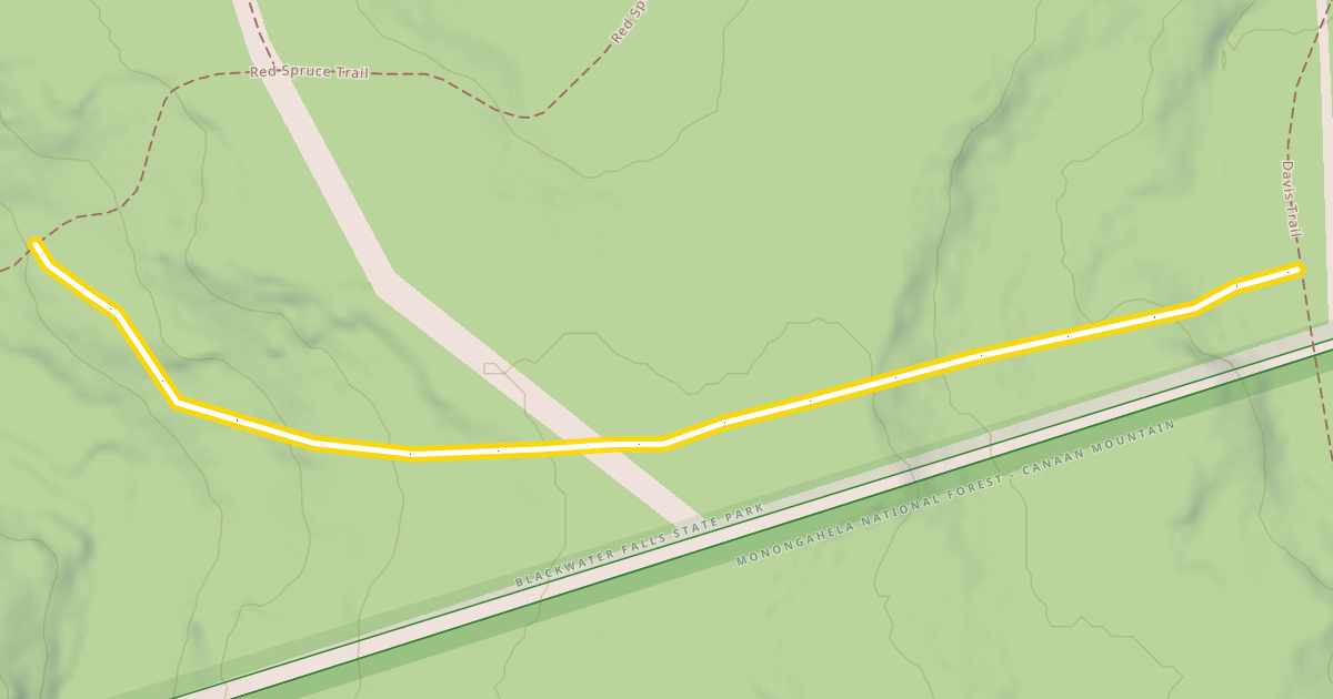 Map preview of Stemwinder Trail