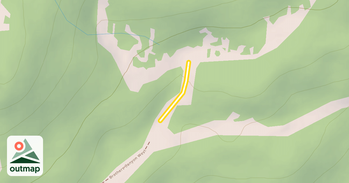Map of Brothers Pass