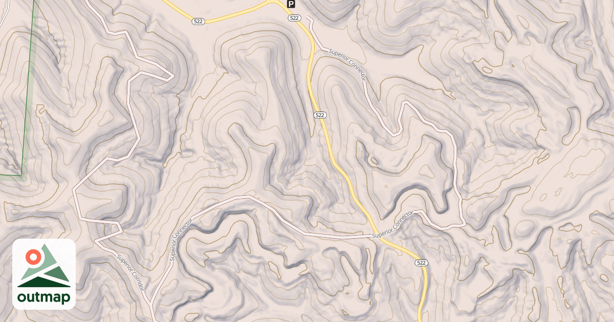 Map of Grizzly Trail