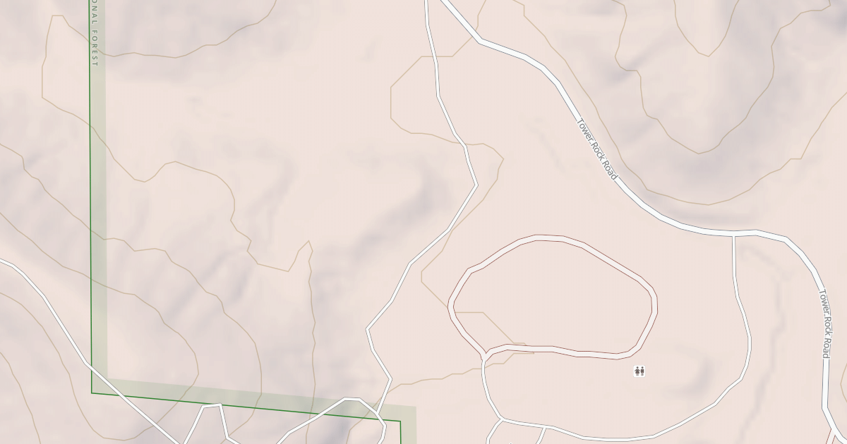 Map preview of TOWER ROCK REC RD #2