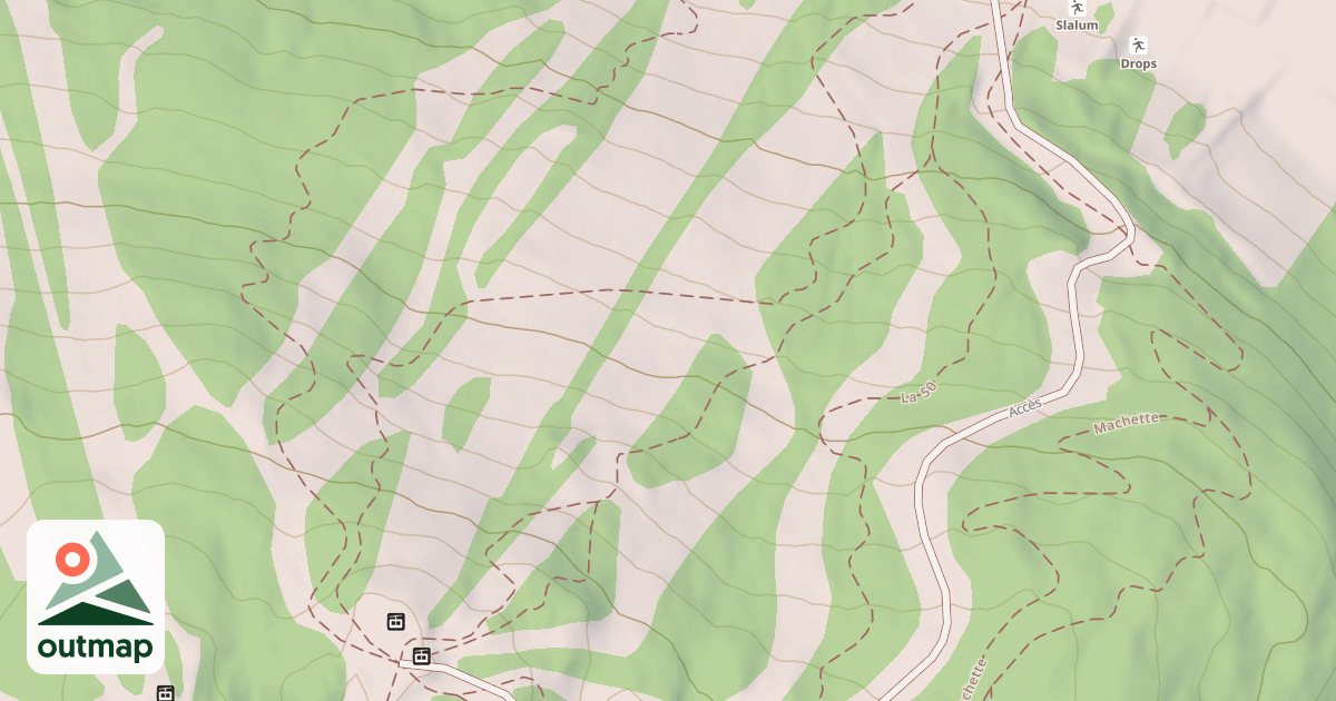 Map of Secteur Piedmont