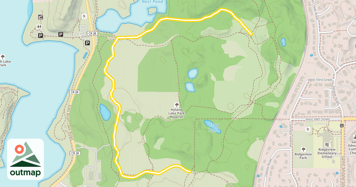 Map of North Trail