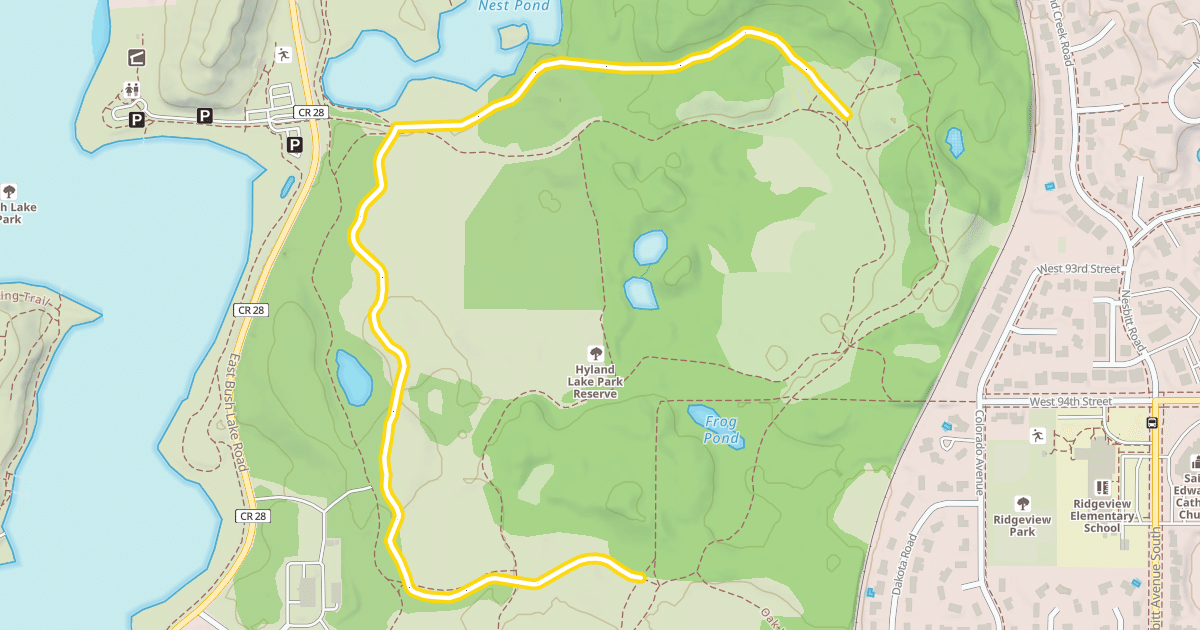 Map preview of North Trail