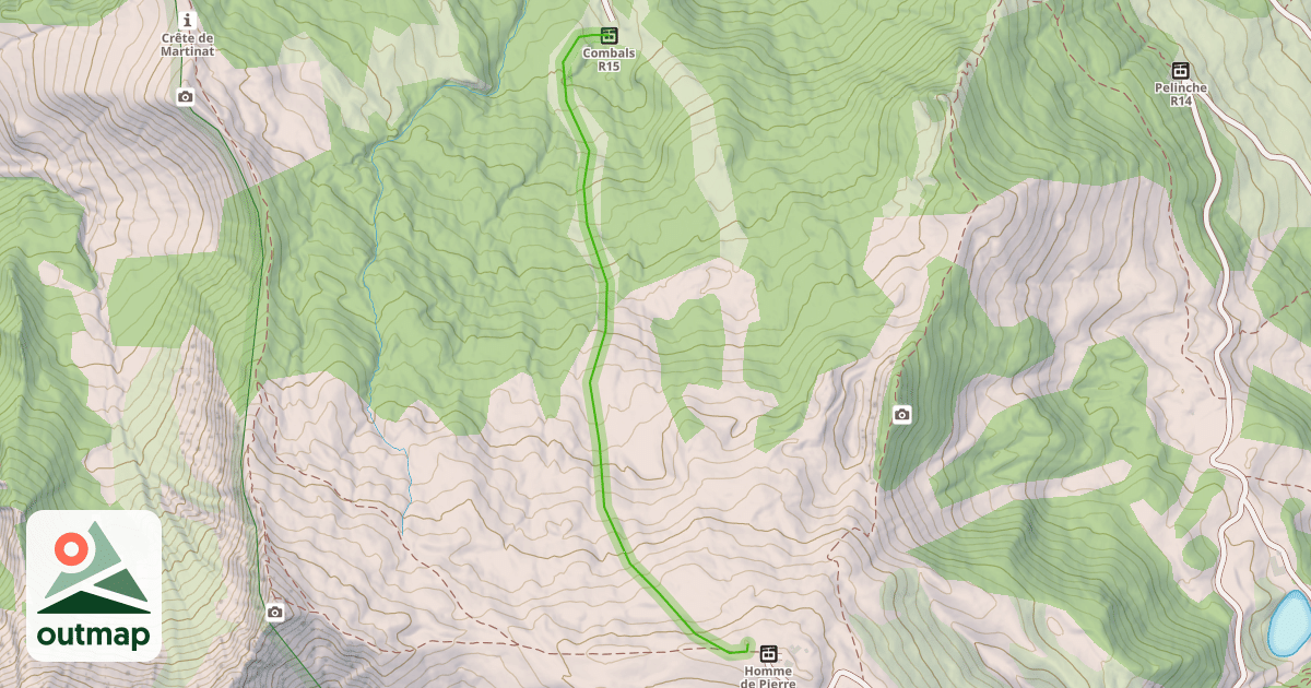 Map of Clos des Alpes