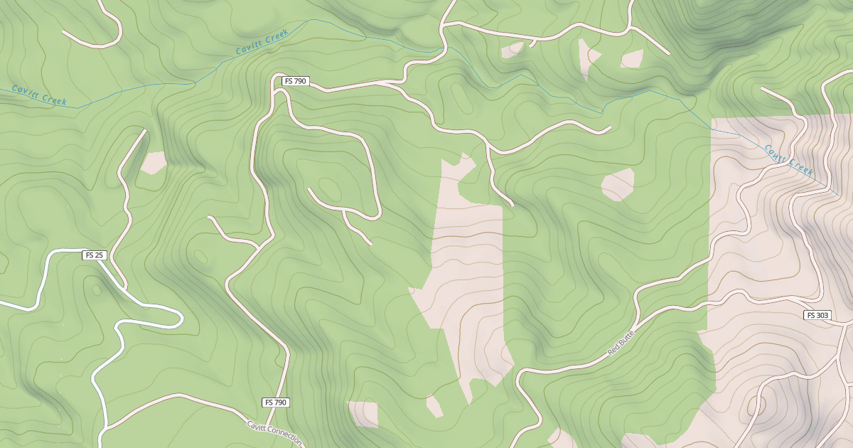 Map preview of BEAR CAMP - SMOKEY T.S.