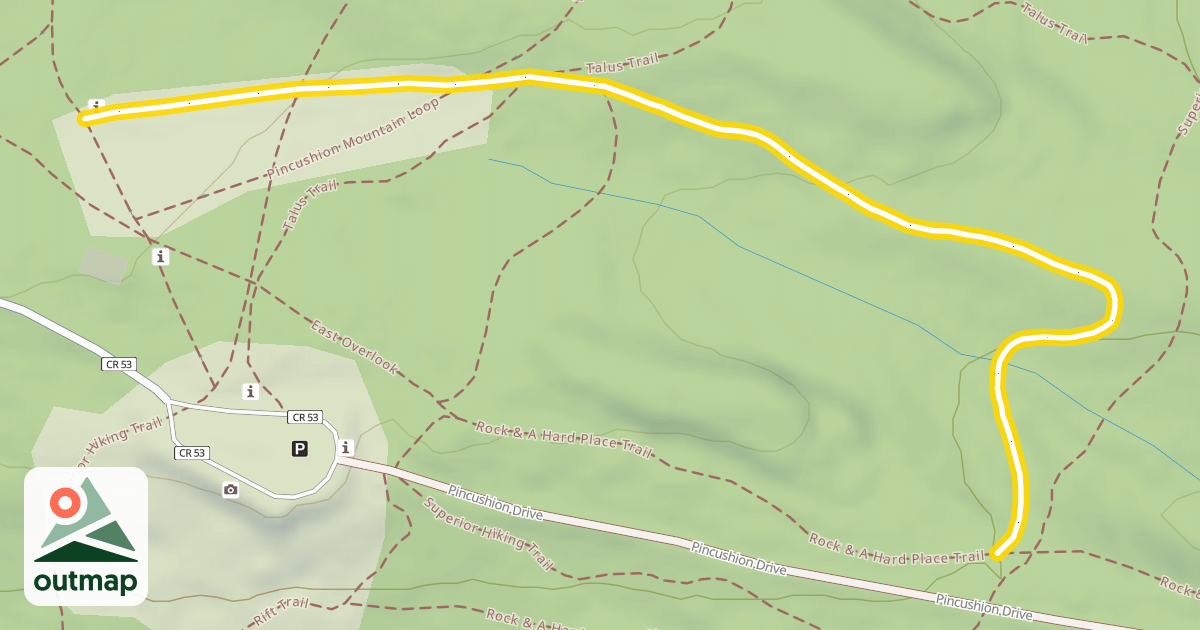 Map of East Overlook