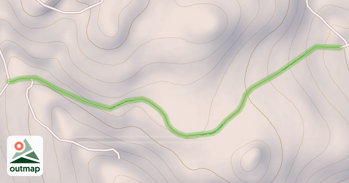 Map of State Mine Road