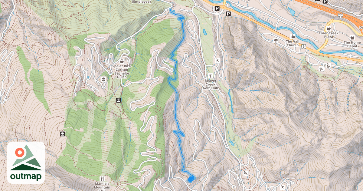 Map of Elkhorn Trail