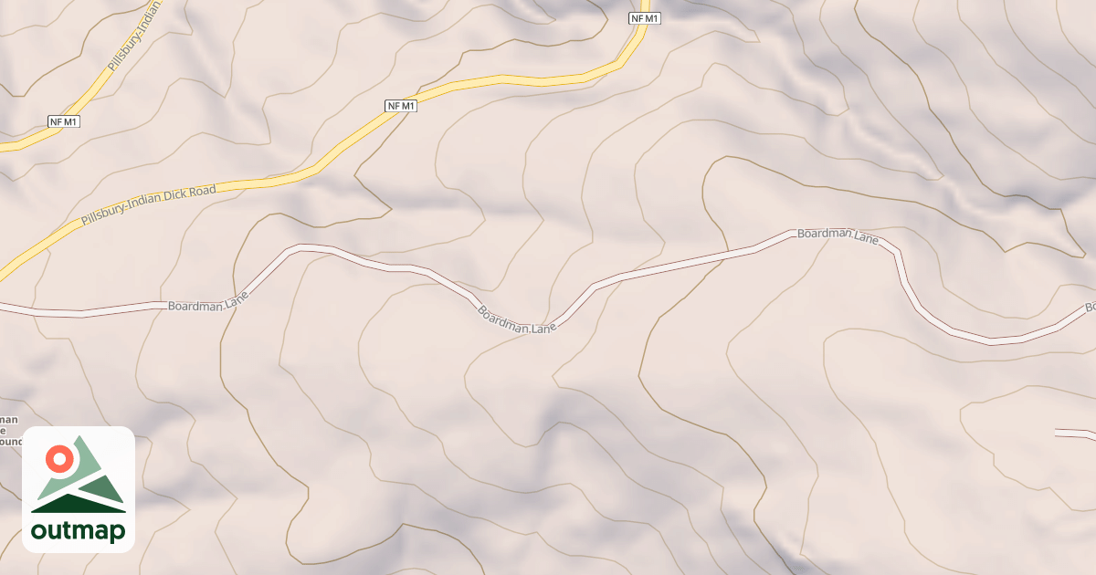 Map of BOARDMAN