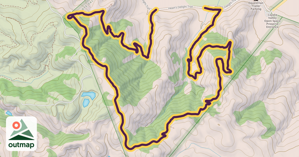Map of Arrowhead Loop Trail