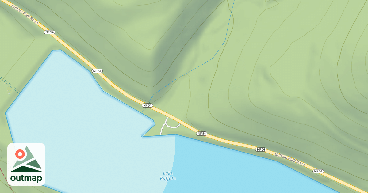 Map of BUF. FK. SPUR A