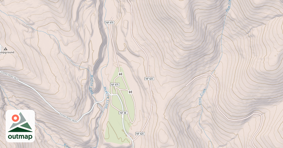 Map of COUGAR MTN