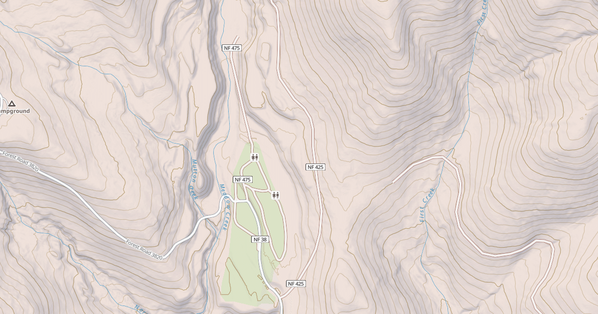 Map preview of COUGAR MTN