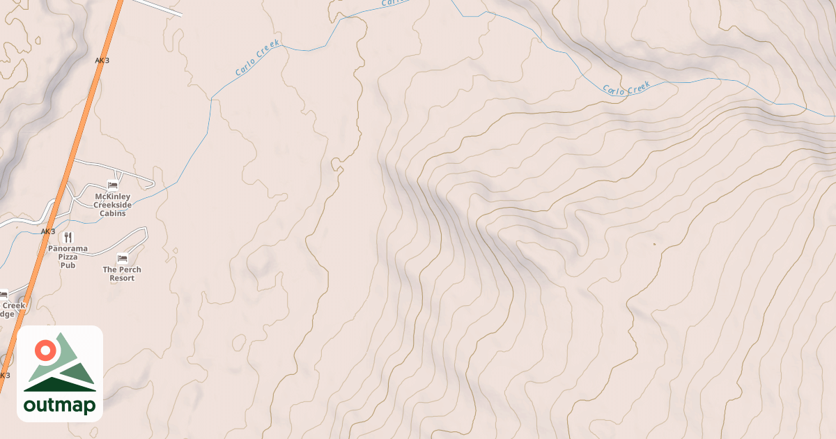 Map of Carlo Creek